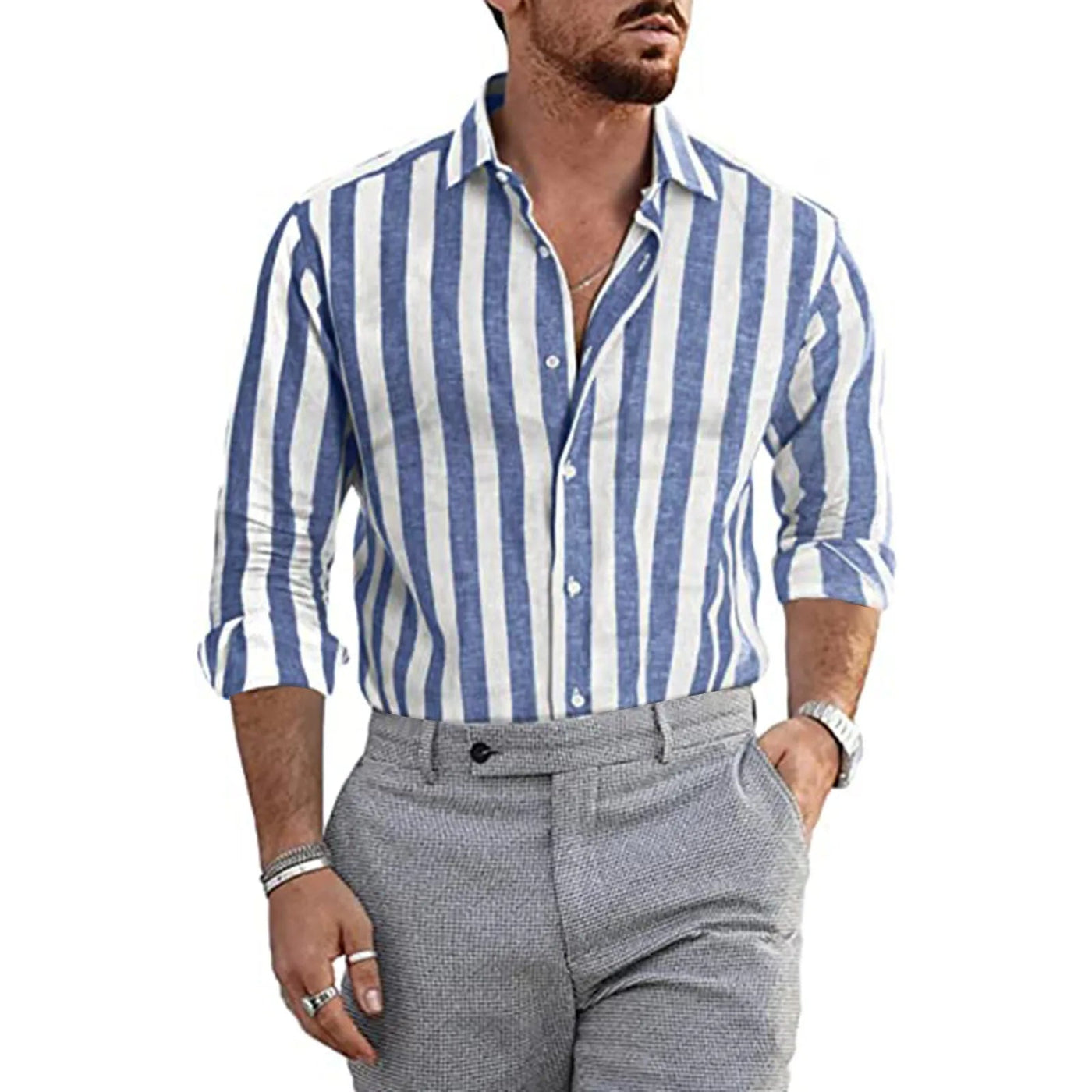 Louis | Striped Shirt For Men