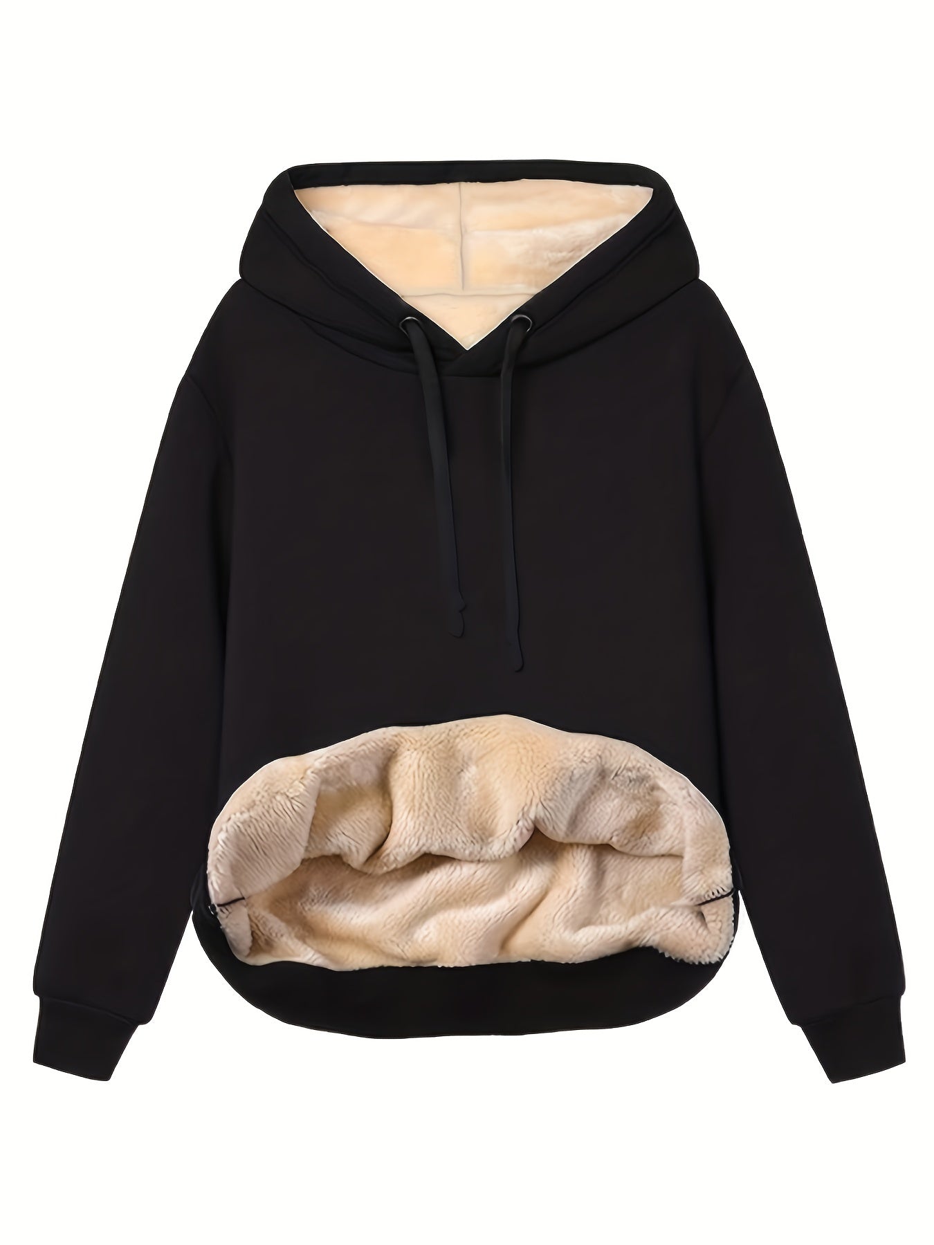 Mera - Hooded jumper with fleece