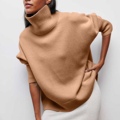 ﻿Agata - Knitted Turtleneck Sweater