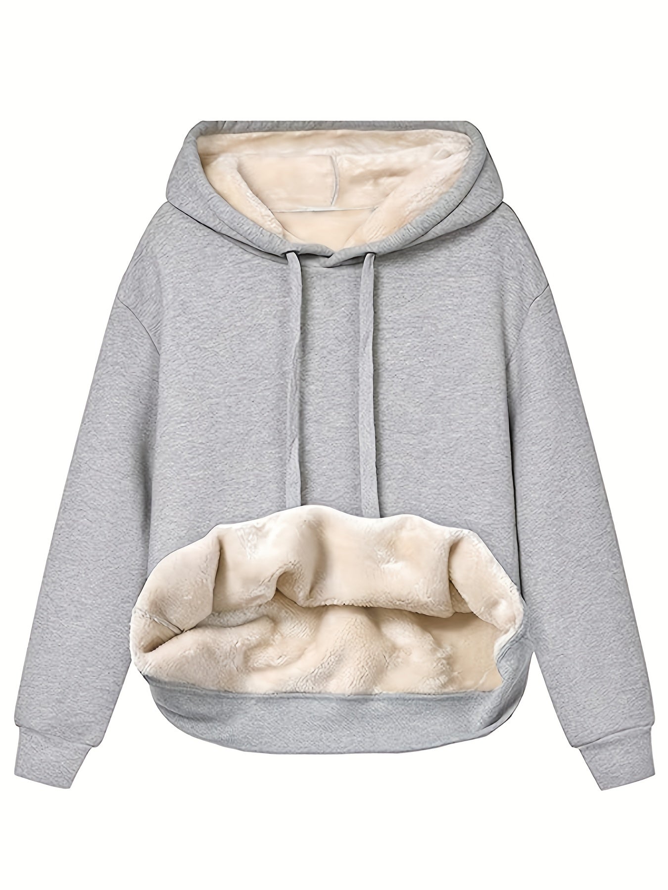 Mera - Hooded jumper with fleece