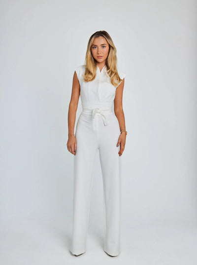 Jade - Elegant sleeveless jumpsuit